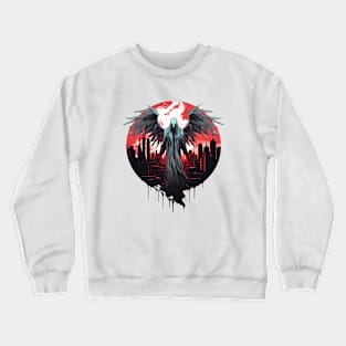 Angel Darkness Fantastic Otherworldly Creature Crewneck Sweatshirt